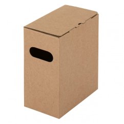 Krabice BAG IN BOX 3 l hnědá, boční výpusť