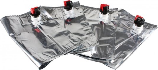 Sáček BAG IN BOX 10 l METALICKÝ,  středová výpusť