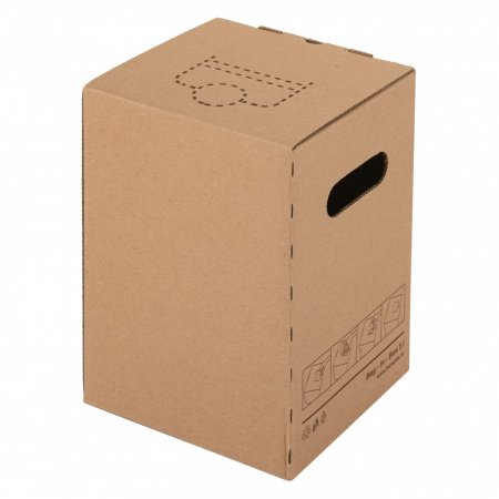 Krabice BAG IN BOX 5 l hnědá, středová výpusť