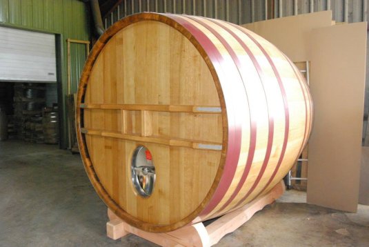 Dřevěný sud LOUREIRO - Objem: 500 l, Síla materiálu: 27 mm